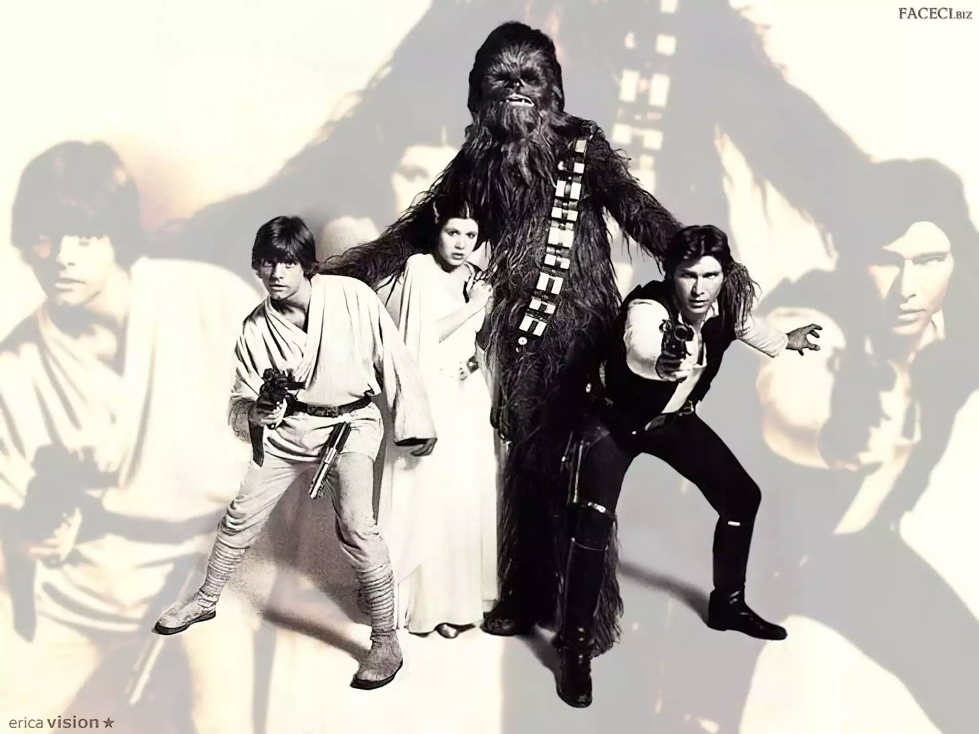 postacie, Mark Hamill, Star Wars, małpa